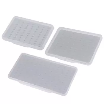 Открытый тонкий удобный пенопластовый прозрачный муха приманка крючок коробка рыболовный инструмент S