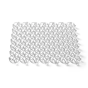 Открытый весенний изоляционный коврик Подставка для пикника Противоожоговый настольный коврик Кемпинг из нержавеющей стали Коврик для горшка серебряный