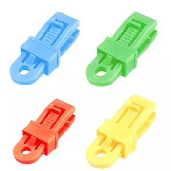 Открытый ветрозащитный зажим для палатки Пластиковый тент Зажим для брезента Выживание Затягивающий захват # красный