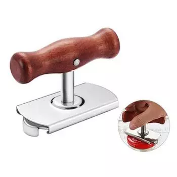 Открывалка для банок для крышек 1-4 дюйма, открывалка для бутылок, консервный нож из нержавеющей стали, быстро открывающийся кухонный инструмент для пожилых людей, слабый артрит