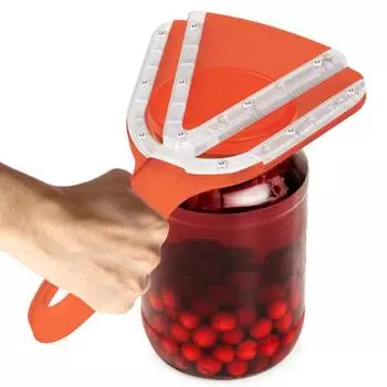 Открывалка для банок для слабых рук пожилых людей с артритом, легко откручивающиеся крышки для бутылок из нержавеющей стали серый