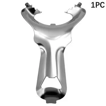 Открывалка для банок Mason из нержавеющей стали, ручная, поворотная, съемник крышки, без повреждения, многофункциональный кухонный инструмент, легкий поворот 1PC