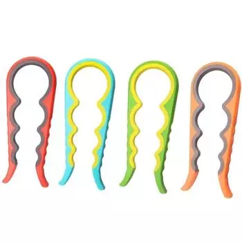 Открывалка для банок, удобная открывалка для бутылок. Откручивающаяся крышка. Быстрое открытие. Приготовление пищи. Повседневное использование для слабых рук и больных артритом. зелёный