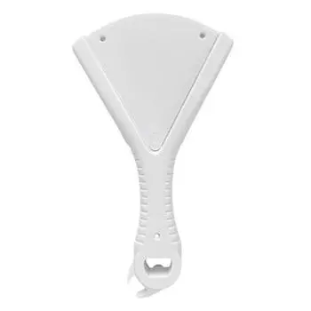 Открывалка для банок, зажим без напряжения, консервный нож, V-образный съемник крышек для банок, легкая открывалка для бутылок для слабых рук и пожилых людей с артритом белый