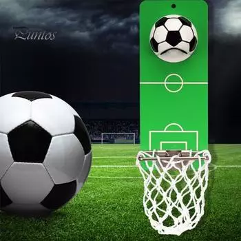 Открывалка для баскетбольных и футбольных бутылок, съемная металлическая магнитная настенная открывалка с крышкой-уловителем Football