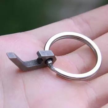 Открывалка для бутылок брелок с отверткой-шлицем для титана мини открывалка для пивных банок портативная для брелка открывалка для бутылок комп