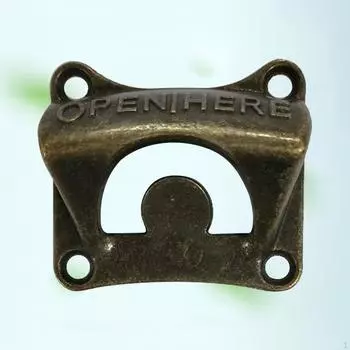 Открывалка для бутылок Classic Rustic Wall Mounted Easy Cola Cap для вечеринок Red Bronze