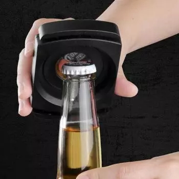 Открывалка для бутылок и банок Yousheng Smooth Edge для снятия стресса, портативная универсальная открывалка для газированного пива из нержавеющей стали трава зеленый