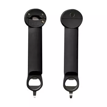 Открывалка для бутылок и крышек для пожилых людей с артритом, слабыми руками, многофункциональный выдвижной магнитный консервный нож 7 в 1, кухонный штопор для вина Gadg One Size чёрный