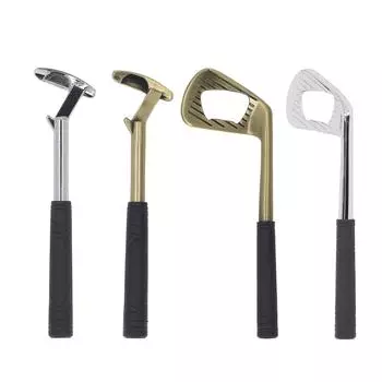 Открывалка для бутылок из цинкового сплава, пивная открывалка, эргономичный, компактный, забавный инструмент Driver Shaped Silver