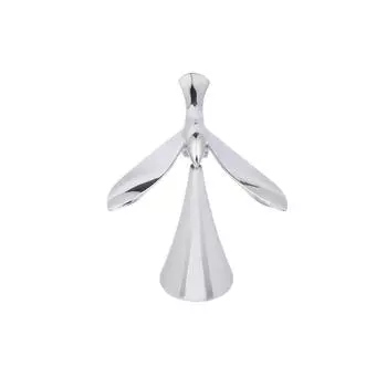 Открывалка для бутылок «Летящая птица» Гладкая поверхность Вращающийся на 360° балансир Открывалка для бутылок «Птица» Аксессуар из цинкового сплава Декоративные украшения в виде птицы 8.5*13cm серебряный