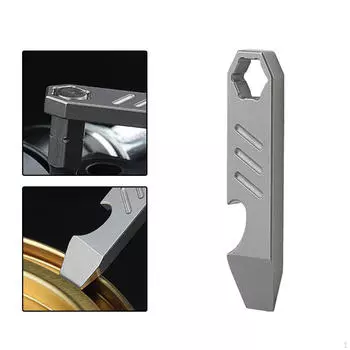 Открывалка для бутылок, многофункциональный инструмент, подвесной мини-брелок для путешествий, пикника на открытом воздухе No Scale Screwdriver