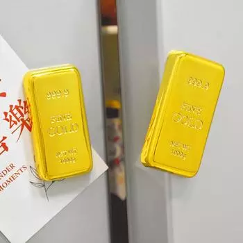 Открывалка для бутылок с золотым слитком Магнитные открывалки для пива слитки Ручная открывалка для бутылок с золотым слитком Кухонная утварь Аксессуары для бара золотой