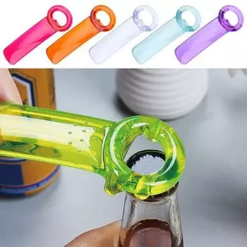 Открывалка для бутылок, удобная ручка, открывалка для ключей для слабых рук, компактный портативный эргономичный дизайн, прочный инструмент для открывания банок зелёный