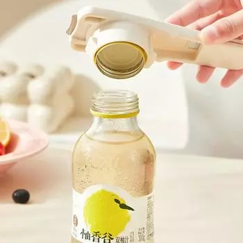 Открывалка для бутылок Yousheng Магнитная открывалка для бутылок пива на холодильник Открывалка для банок с газировкой Магнит на холодильник Украшение Кухонный аксессуар белый