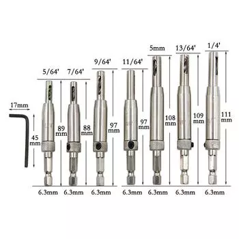 Открывалка для дверных и оконных петель, для деревообработки, позиционирование шестигранного сверла, набор инструментов для нестандартного сверления