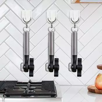 Открывалка для консервных банок, гладкая кромка из нержавеющей стали, ручная открывалка для консервных банок, легкий, безопасный, точные порезы, кухонный гаджет для домашних поваров, ресторанов