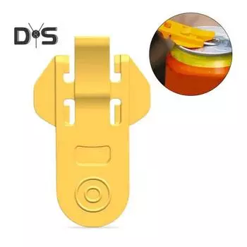 Открывалка для консервных банок, многофункциональная, экономичная, пластиковая, ручная открывалка для бутылок с напитками, кухонные инструменты зелёный