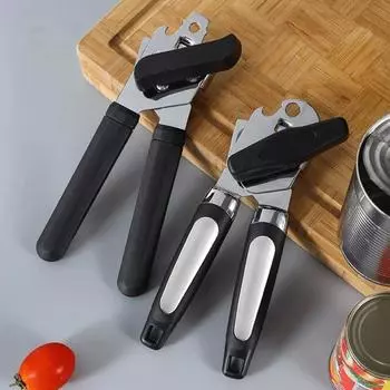 Открывалка для консервных банок, трудосберегающий процесс гальванизации, ручной противоскользящий инструмент для открывания бутылок в форме медведя, кухонный гаджет черный белый