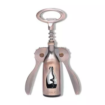 Открывалка для красного вина и шампанского Металлический штопор для бутылок Извлекатель пробок Прочный профессиональный штопор Нескользящие аксессуары для бара Подарок для взрослых