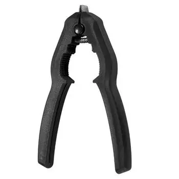 Открывалка для моллюсков из нержавеющей стали Кухонная утварь Зажим для грецкого ореха Пружинный зажим для морепродуктов Щипцы для моллюсков Зажим для гребешков и устриц чёрный