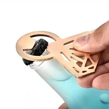 Открывалка для пива из нержавеющей стали, бытовые кухонные креативные гаджеты, открывалки для бутылок вина, съемник коктейльной крышки, удаление серебряный