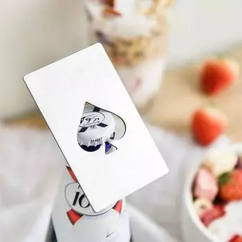 Открывалка для пива Poker Ace of Spades, открывалка для бутылок из нержавеющей стали в форме игральных карт, мини-открывашки для кошельков, принадлежности для бара и кухни