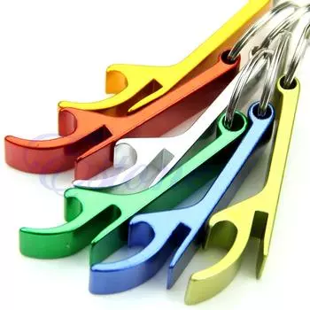 Открывалка для пивных бутылок, коготь, небольшой карманный брелок для ключей, кольцо для ключей в баре, для напитков