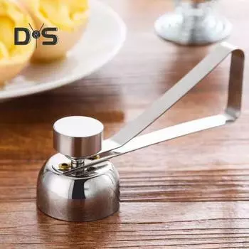 Открывалка для яиц из нержавеющей стали для мягких яиц, открывалка для скорлупы яиц, кухонный нож для удаления скорлупы яиц Small