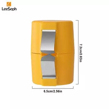 Открывалка для яиц Leeseph, Разделитель яиц для сырых яиц, Яйцерезка из нержавеющей стали, Инструмент для сырых яиц, Кухонные гаджеты для дома жёлтый