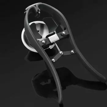 Открывалка для яиц Yousheng, съемный фильтр, удобные легкие кухонные ножницы для яиц, разделитель яичного белка для дома чёрный