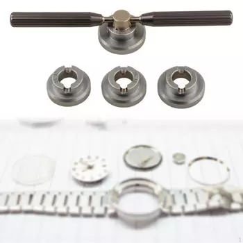 Открывалка для задней крышки часов, профессиональный набор инструментов для часовщика, прочный и простой в использовании инструмент для открывания