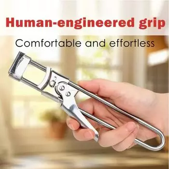 Открывалка Регулируемая для банок и бутылок Регулируемая Многофункциональная из нержавеющей стали Открывалка для крышек банок Ручная Кухонные аксессуары One Size