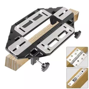 Открыватель петель с гаечным ключом, направляющая пластина, локатор, позиционирующий пазорез, деревянная дверь, специальные инструменты, скрытые ворота, долбежка, деревообработка