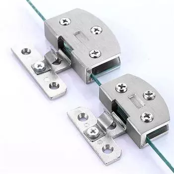 Открывающаяся петля для двери шкафа, петля для бокала для вина, стеклянный зажим 1.0