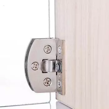 Открывающаяся петля для двери шкафа, петля для бокала для вина, стеклянный зажим 1.0