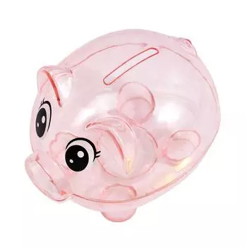 Открывающаяся шкатулка для сбережений, прозрачная, симпатичная, для монет, денег, наличных, детская пластиковая шкатулка для сбережений зелёный