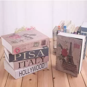 Открывающиеся поддельные книги журнальный столик пульт дистанционного управления ящик для хранения гостиная украшение книга отель спальня кабинет реквизит книги подарок