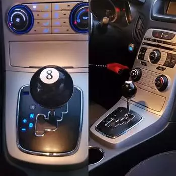 Отличительная черная ручка переключения передач в виде бильярдного шара для автомобилей, идеально подходящая для различных моделей с механической и автоматической коробкой передач CHINA