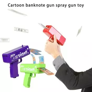 Отличительный аксессуар для вечеринки Cash Flinger, удобная игрушка для выдачи денег, забавный денежный диспенсер для игр и вечеринок 1 красный