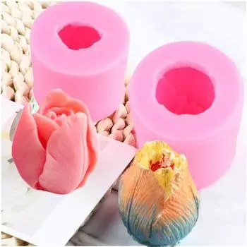 Отличная многоразовая форма для приготовления пищи, антидеформирующая форма бутона тюльпана, форма для выпечки десертов, кухонные принадлежности, форма для шоколада S