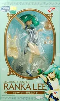 Отличная модель LIMITED Macross F Ranka Lee Daughter Blue Completed Figure Megatrea Shop Ver. (MegaHobby EXPO, Ограниченная) синий