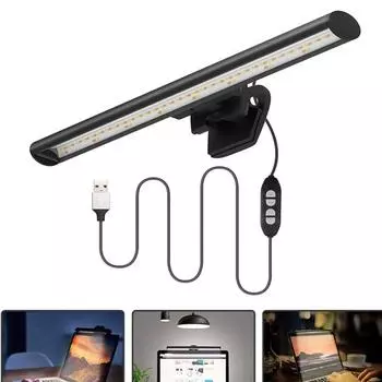 Отличная настольная лампа, экономящая место, дизайн с зажимом, источник питания USB