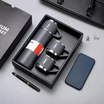 Отличная нержавеющая сталь, держит температуру, прочная двухслойная вакуумная кофейная чашка для путешествий, вакуумная чашка 500ML зелёный