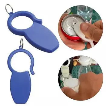 Отличная открывалка для напитков, нескользящая, многофункциональная 3 в 1 чёрный