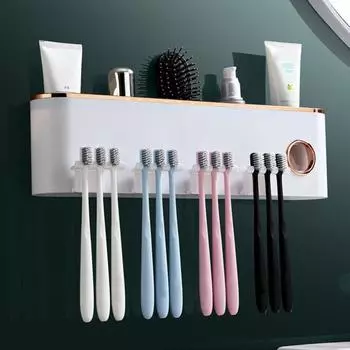 Отличная подставка для зубных щеток, без ударов, противоударная, пылезащитная. A