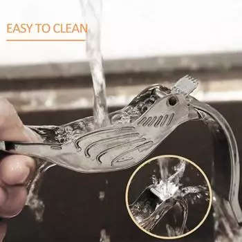 Отличная, простая в очистке, экономичная, долговечная соковыжималка для лимона в форме птицы, инструмент для приготовления фруктового сока для бара, лимонная соковыжималка A