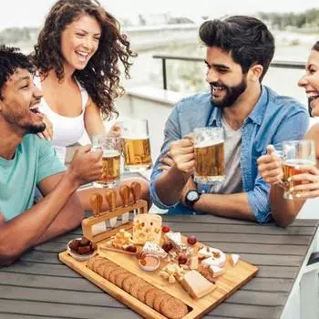 Отличная режущая деревянная доска, устойчивая к моли, пищевая жёлтый