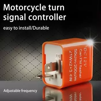 Отличная светодиодная мигалка, термостойкий чип SMD, напоминание оранжевый