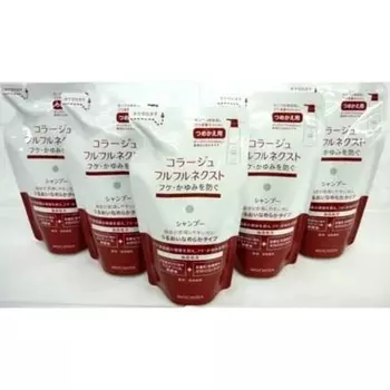 Отличная упаковка из 5 шампуней Collage Furfur Next Moisture Smooth Type, сменная упаковка 280 мл x 5